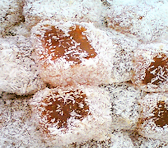 Λουκούμι Ινδοκάρυδο