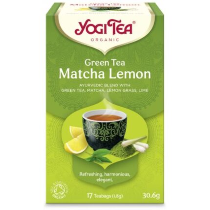 YOGI TEA GREEN MATCHA LEMON ΒΙΟ 30,6gr