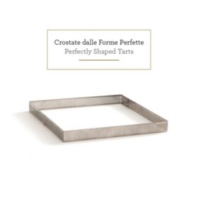 Διάτρητη Τετράγωνη INOX Φόρμα -7 x 7 x Υ2 εκ.