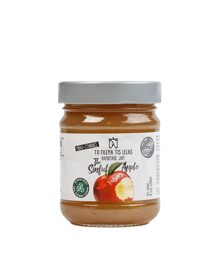 APPLE-JAM-1-removebg-preview Μαρμελάδα Μήλο με Σταφίδες χωρίς προσθήκη ζάχαρης - Image 1