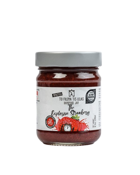 STRAWBERRY-JAM-1-removebg-preview Μαρμελάδα Φράουλα χωρίς προσθήκη ζάχαρης - Image 1