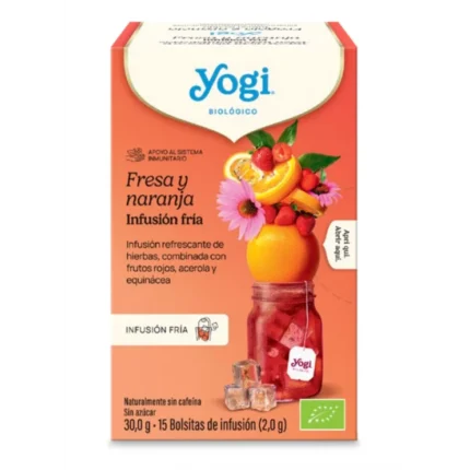YOGI COLD BREW STRAWBERRY-ORANGE ΒΙΟ 30g